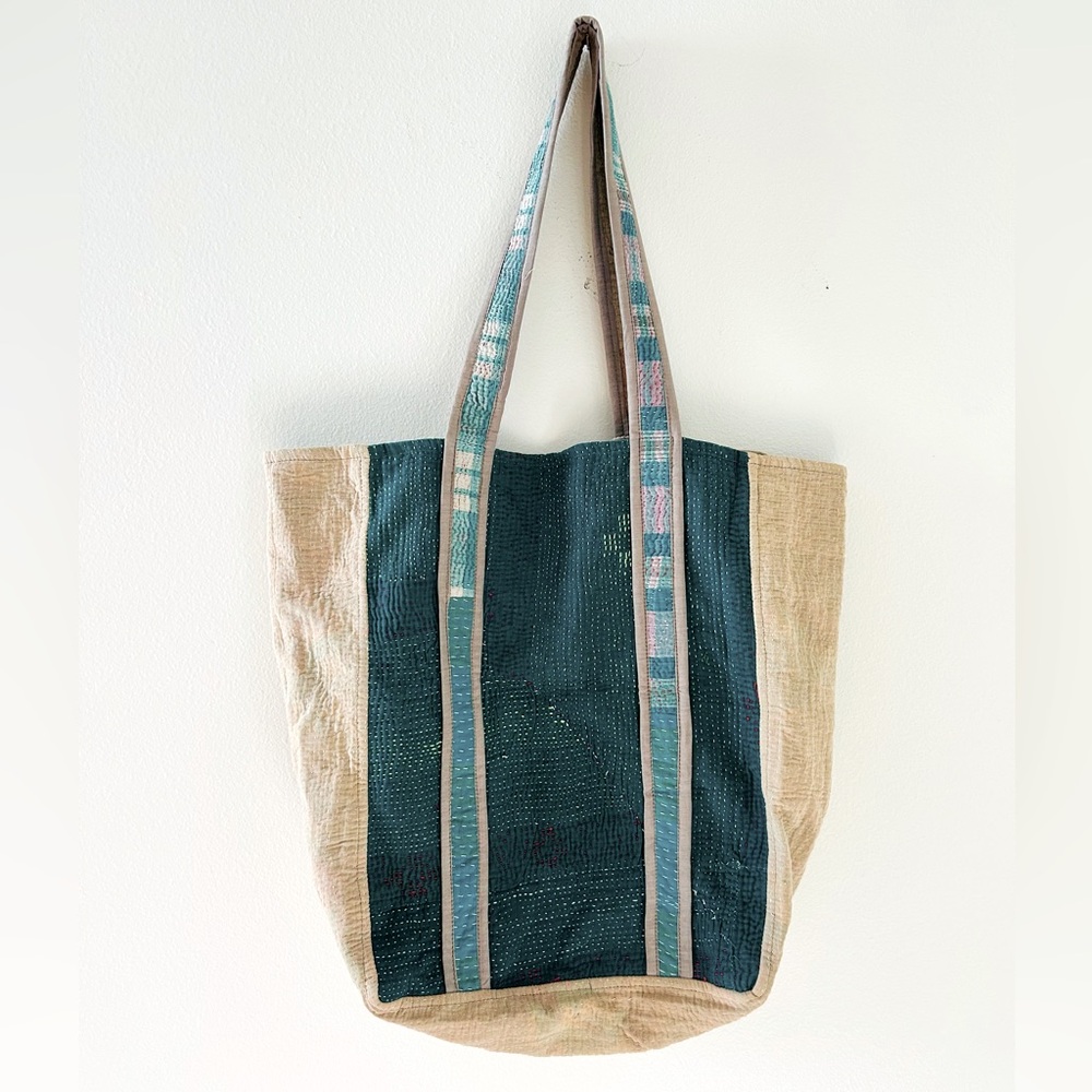 Kantha The Overnighter Reversible Tote Bag NWOT